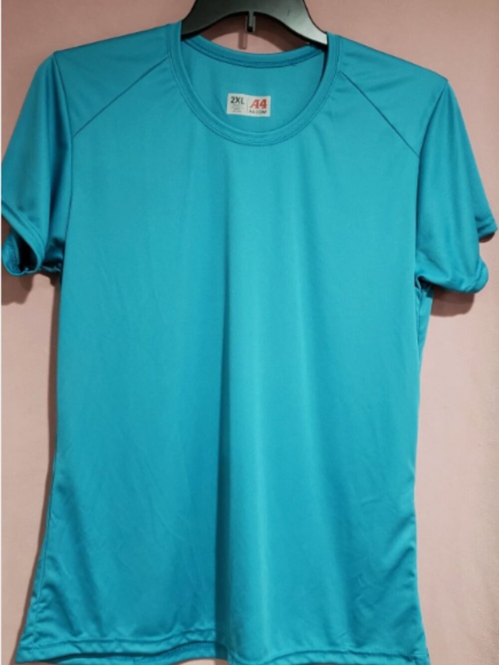 A4 Women's Short Sleeve Moisture Cooling Performance Crewneck T-Shirt 39" Bust